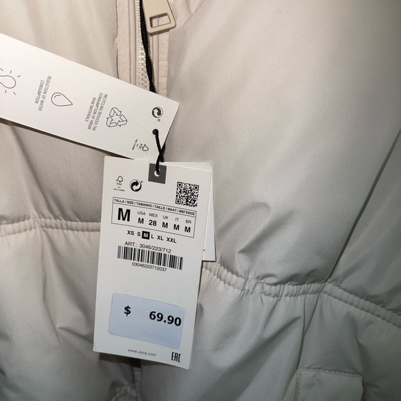 Zara puffer jacket - Picture 2 of 6